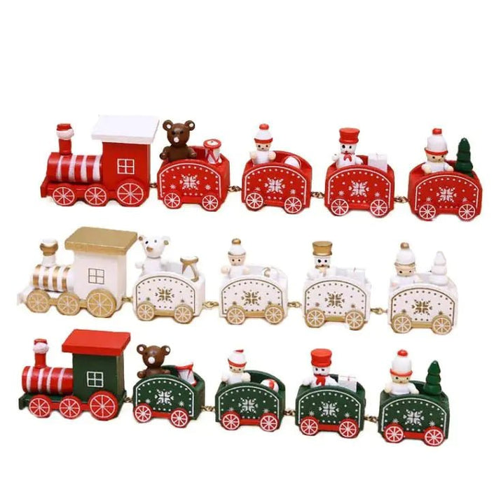 Christmas Ornament Christmas Wooden Train - More To Love