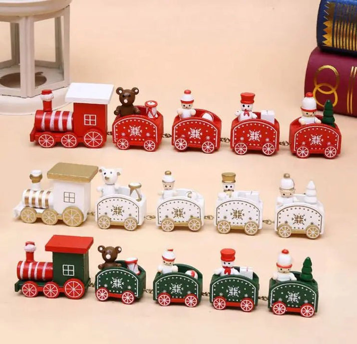 Christmas Ornament Christmas Wooden Train - More To Love