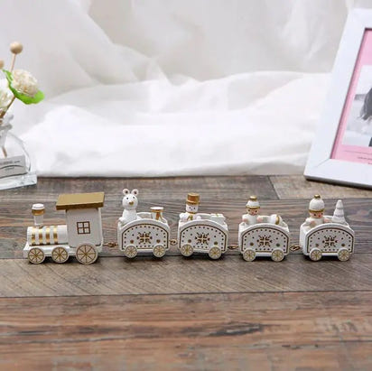 Christmas Ornament Christmas Wooden Train - More To Love