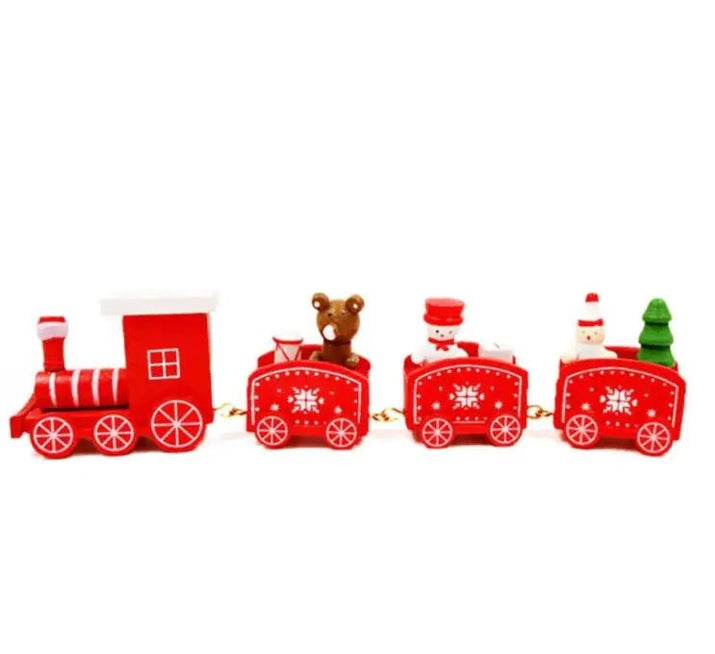 Christmas Ornament Christmas Wooden Train - More To Love