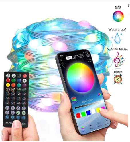 DIY Remote Control Christmas Tree Lights - More To Love